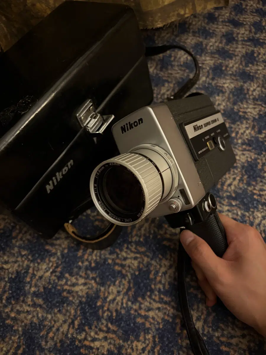 (작동 o)니콘 Super zoom 8mm 슈퍼 8mm 무비카메라 풀박스