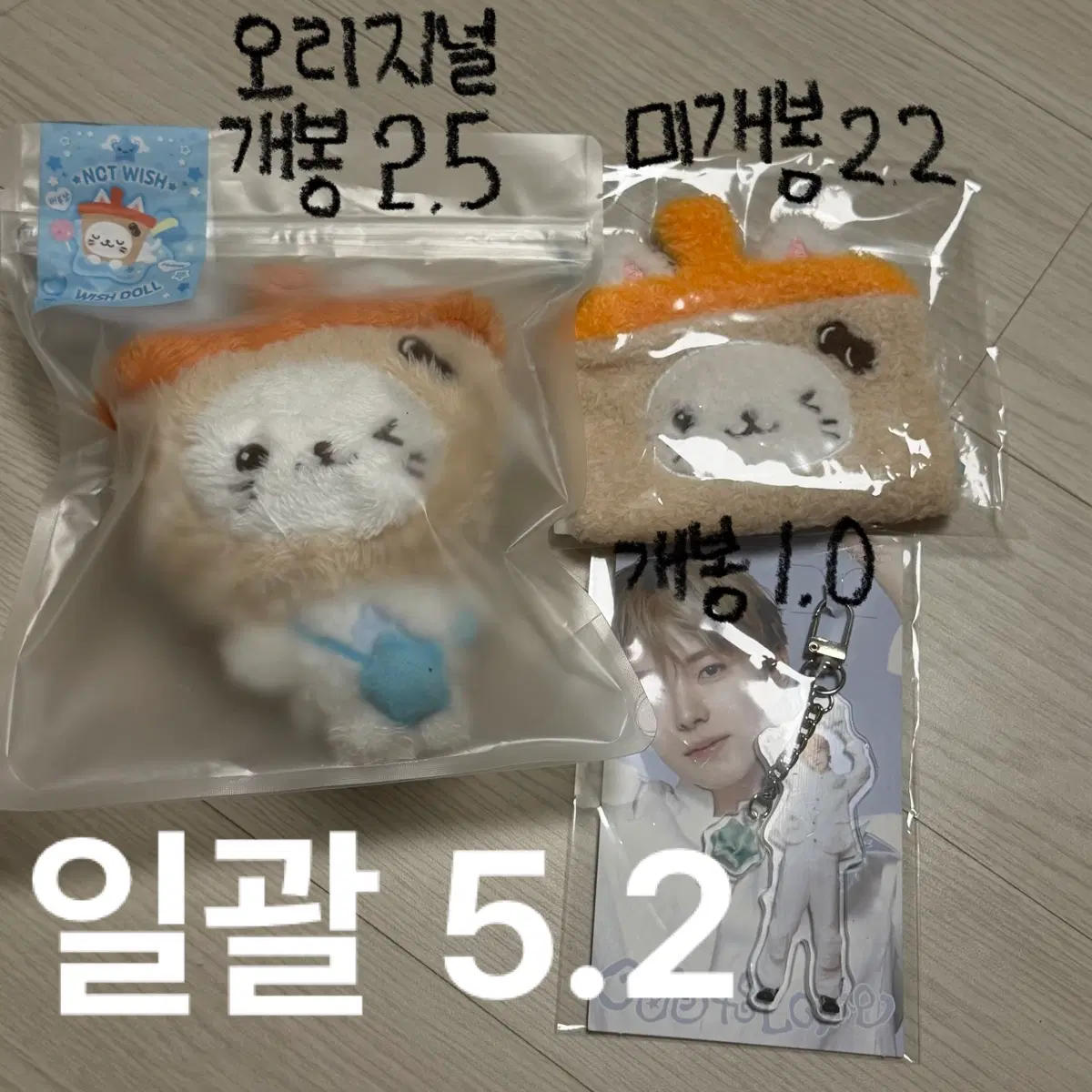 엔시티 위시 유우시 오리지널 버블냥 파우치 지갑 오투럽 키링