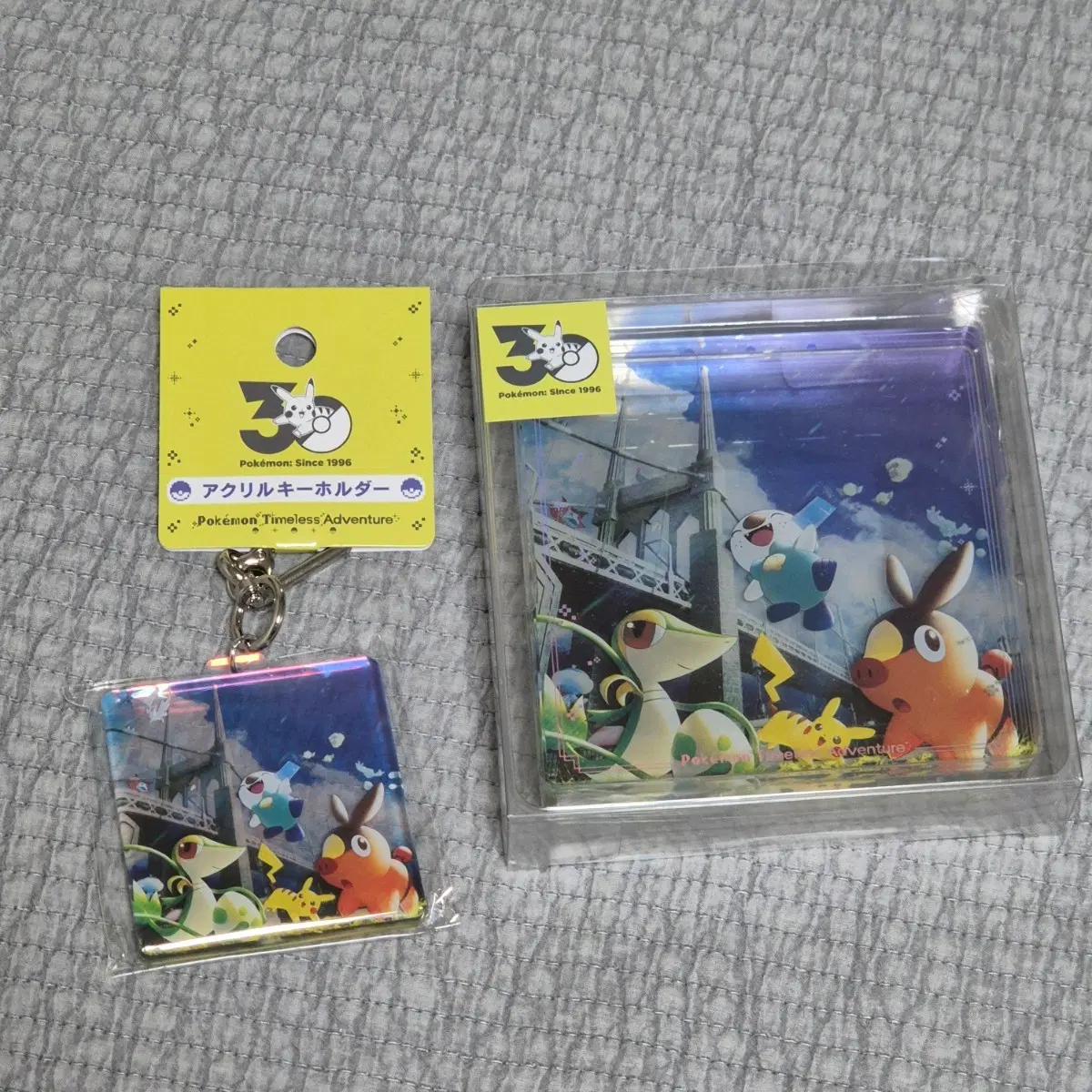 포켓몬 30주년 Pokemon Timeless 하나지방 아크릴 키링, 블럭 세트