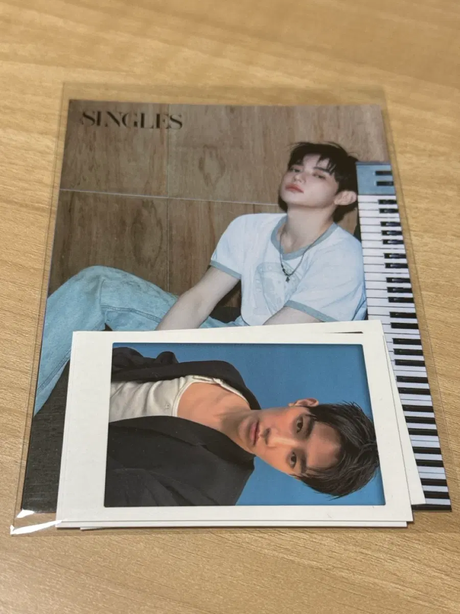싱글즈 장하오 엽서 포토카드 부록