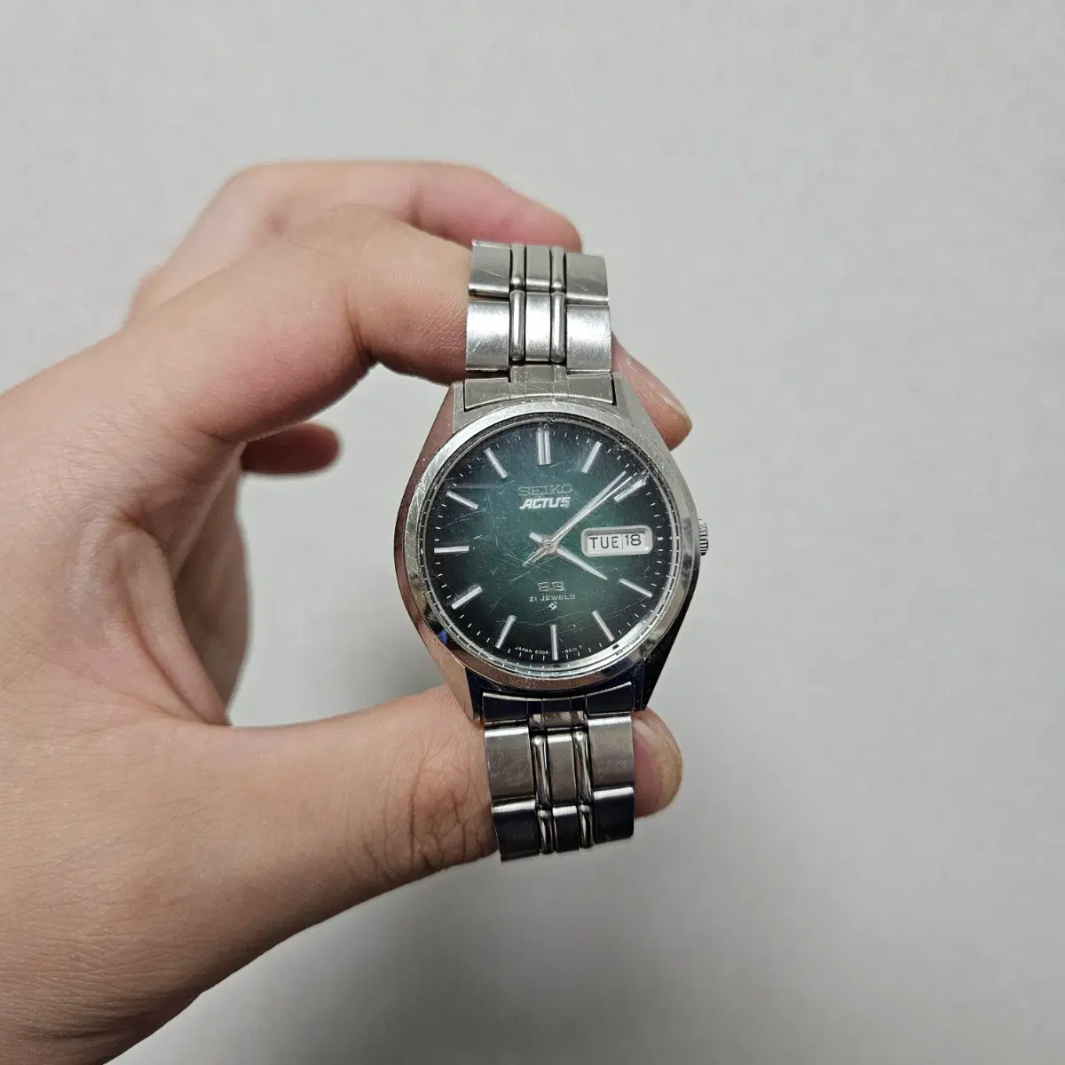 세이코 액터스 SS 21석 시계 Seiko Actus 6306-8020