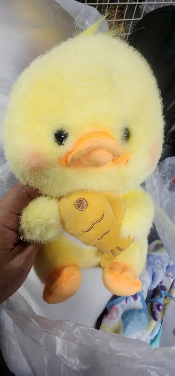 인형 노랑 오리 인형