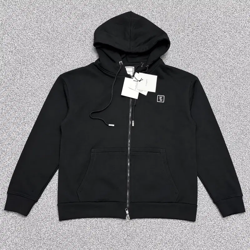 50 새상품 우영미 백로고 후드집업 22FW 0908