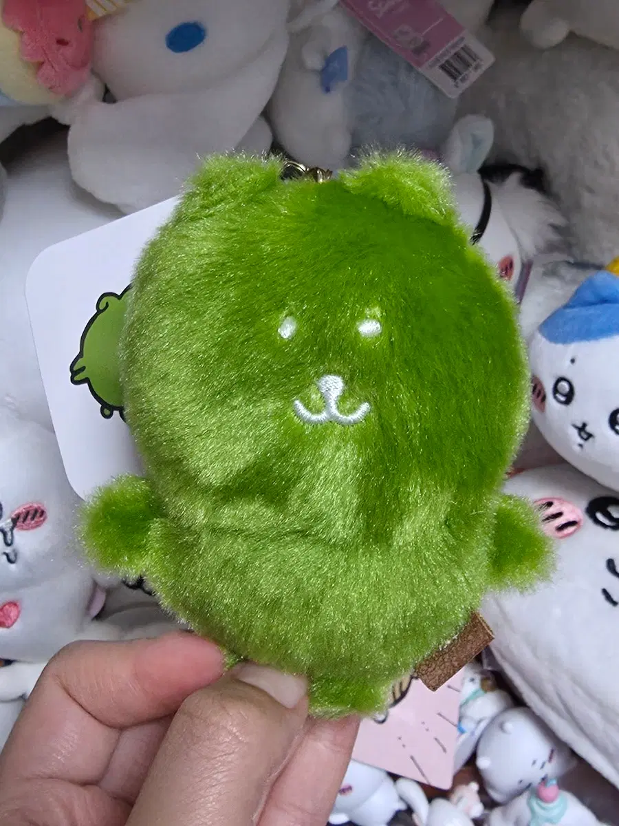 말차색 농담곰 마스코트 인형
