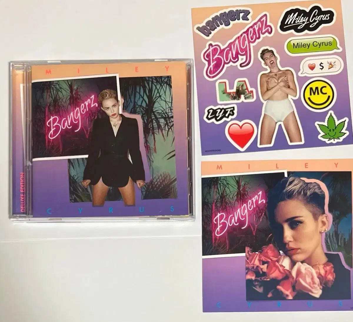 마일리 사일러스 Bangerz 디럭스 앨범 시디 CD