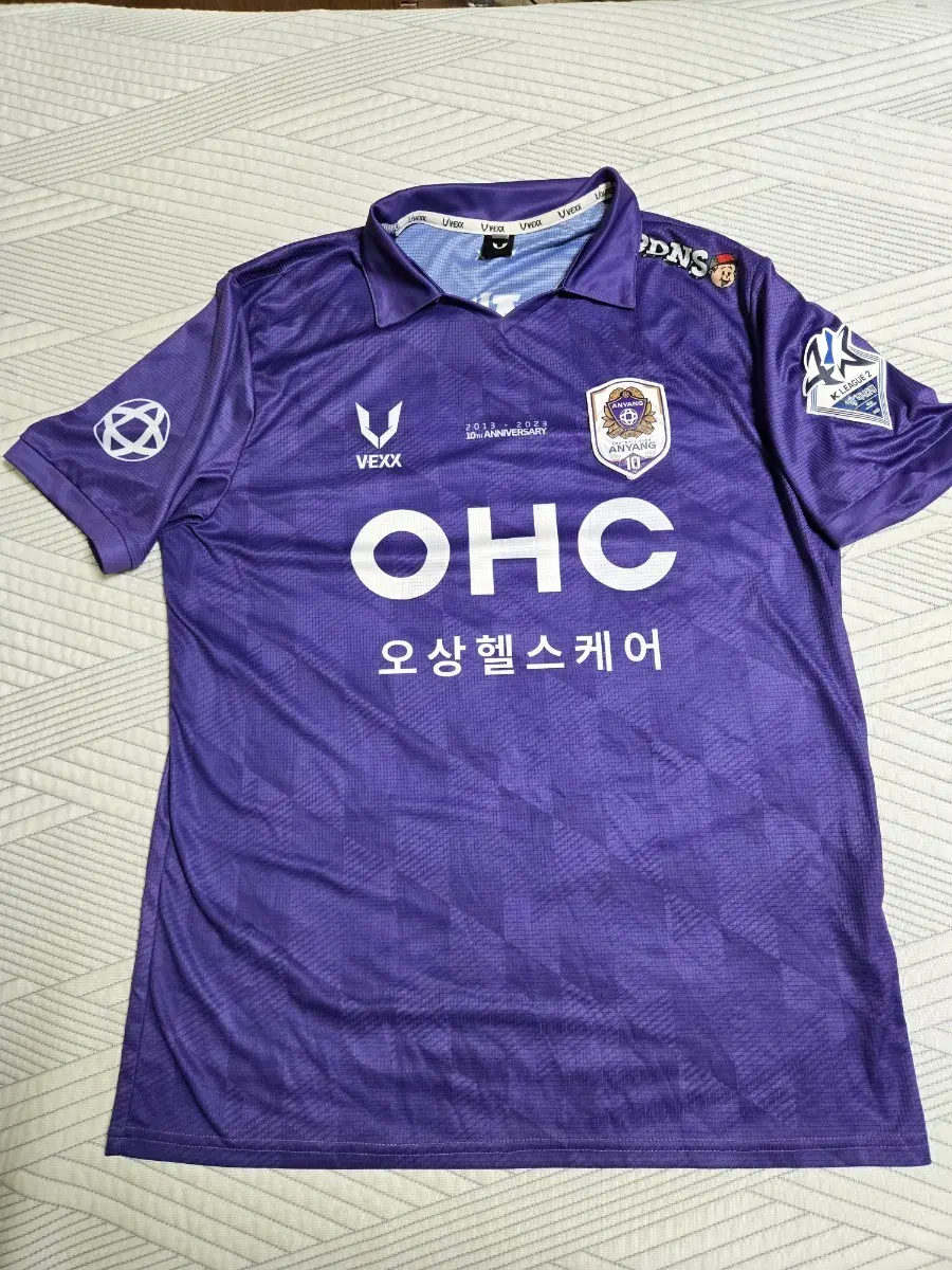 23시즌) FC안양 10주년 유니폼. 박재용16