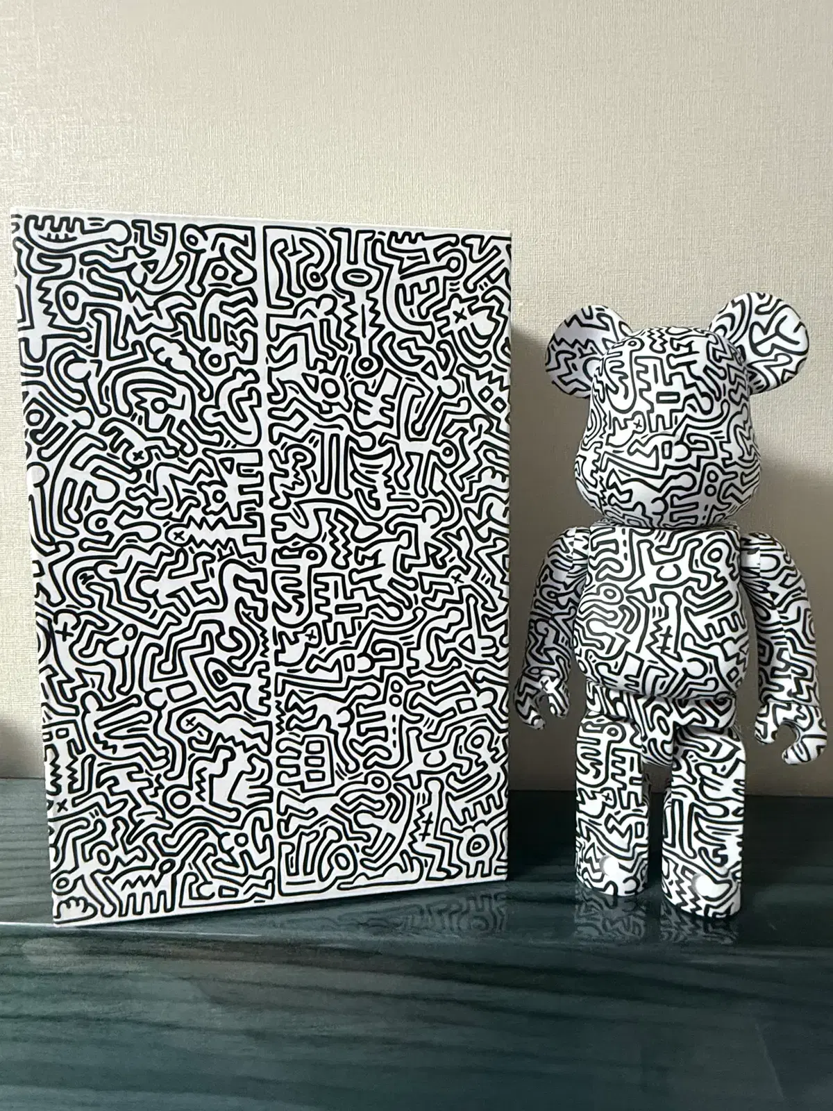 베어브릭 KEITH HARING 키스해링 #4 400% + 원박스 / 100% 없음