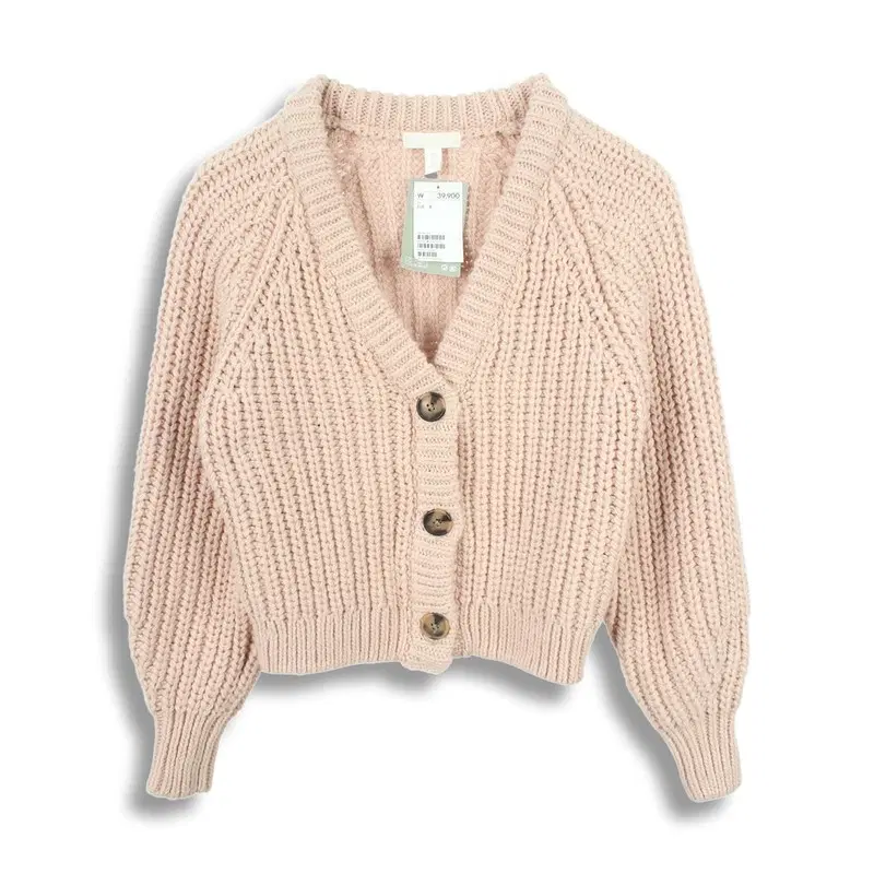 H&M (WOMEN - S) [미사용품] 울 블렌드 크롭 니트 가디건