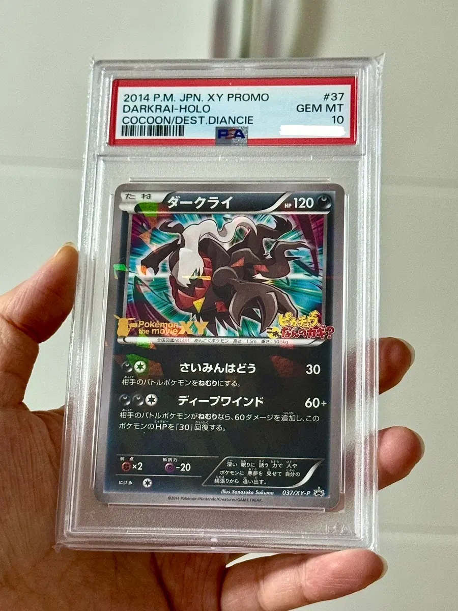 일판) 다크라이 XY프로모 psa10 포켓몬카드