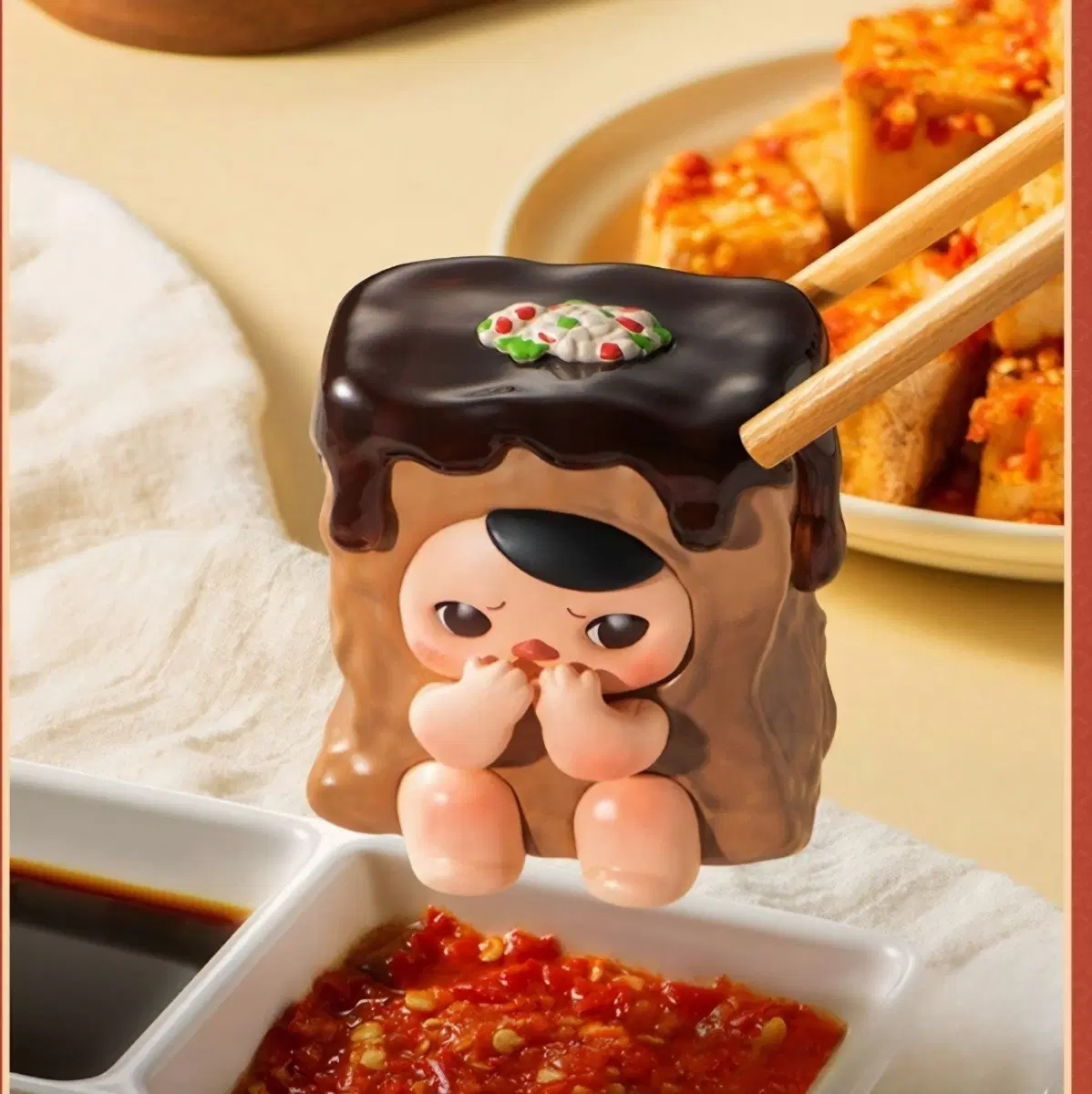 팝마트 푸키 음식 대연회 피규어 - 취두부