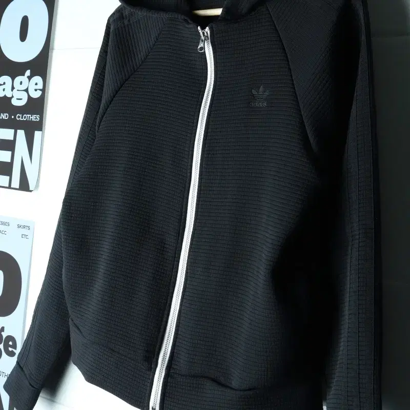 W(L-XL) 아디다스 집업 바람막이 점퍼자켓 삼선 불꽃-H38742