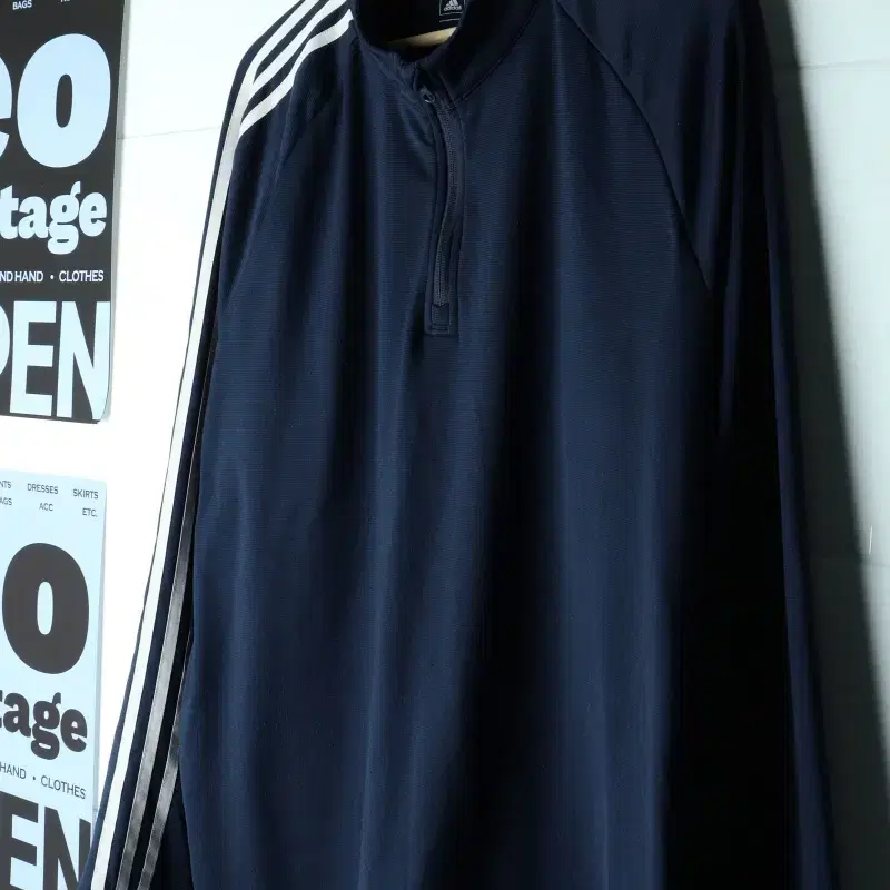 (XL-3XL) 아디다스 집업져지 트랙탑 반집업 하프 기모-H38746