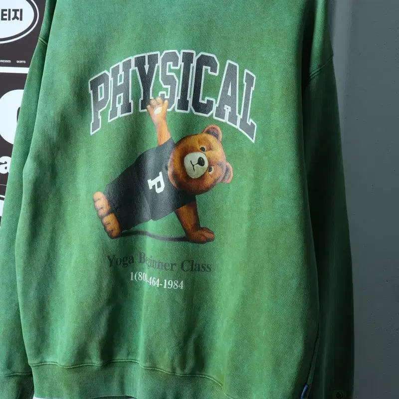 (L-2XL) 피지컬에듀케이션디파트먼트 맨투맨 티셔츠 워싱-H38787