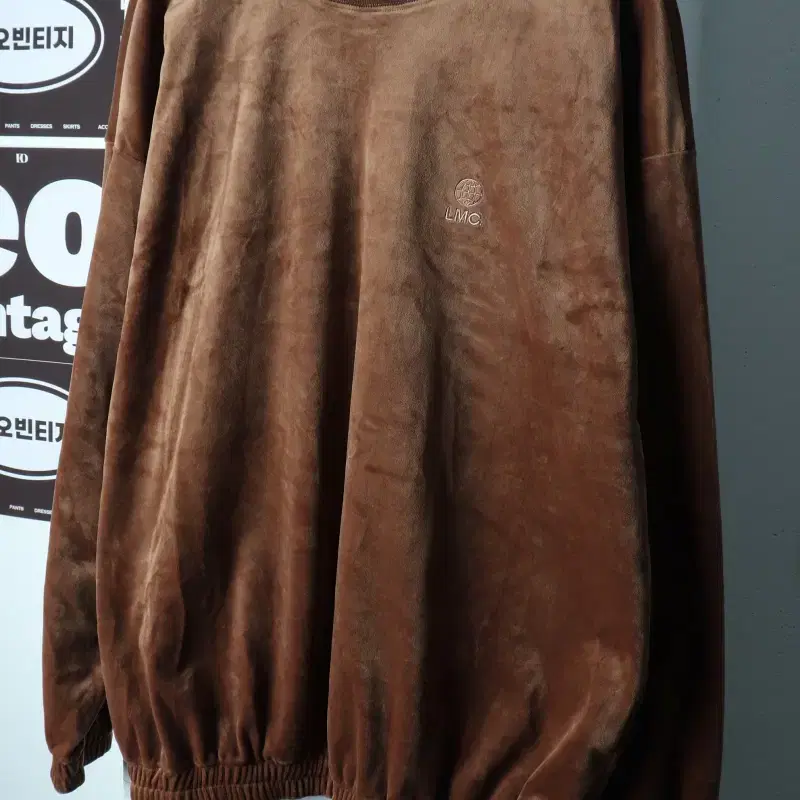 (L-XL) 엘엠씨 맨투맨 티셔츠 벨벳 브라운 놈코어-H38790