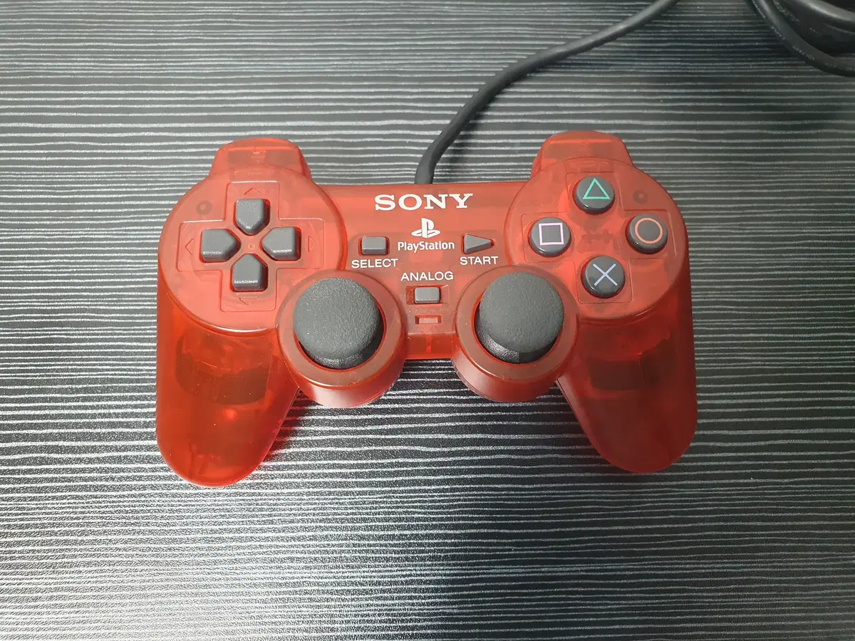 정품 ps2 듀얼쇼크2 크림슨레드 플스2 패드