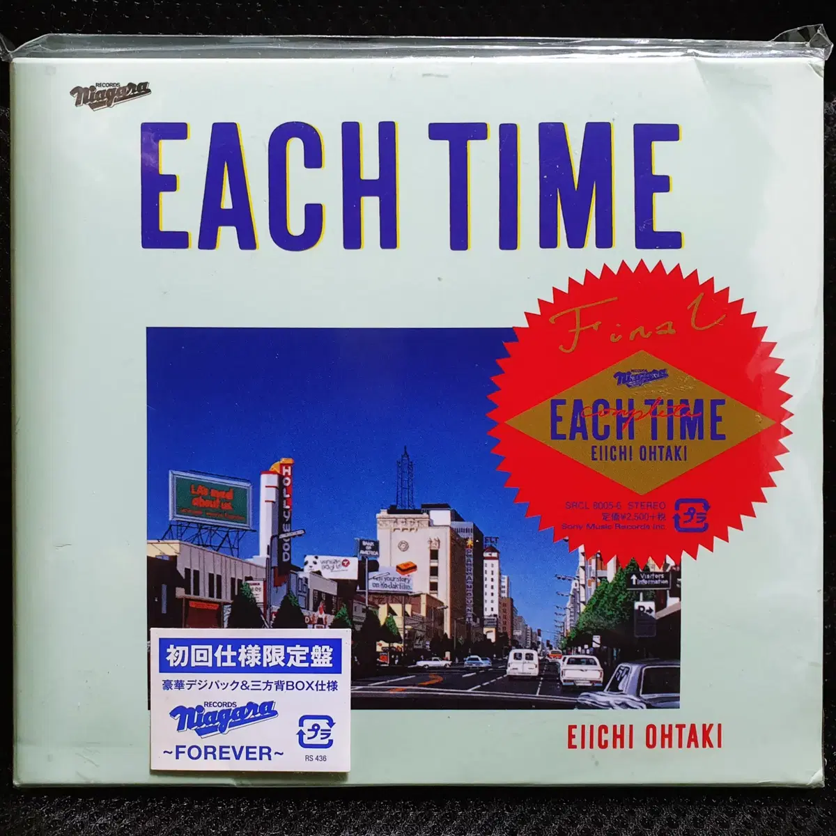 오오타키 에이이치 EACH TIME 30주년 초회한정 CD 미개봉 신품