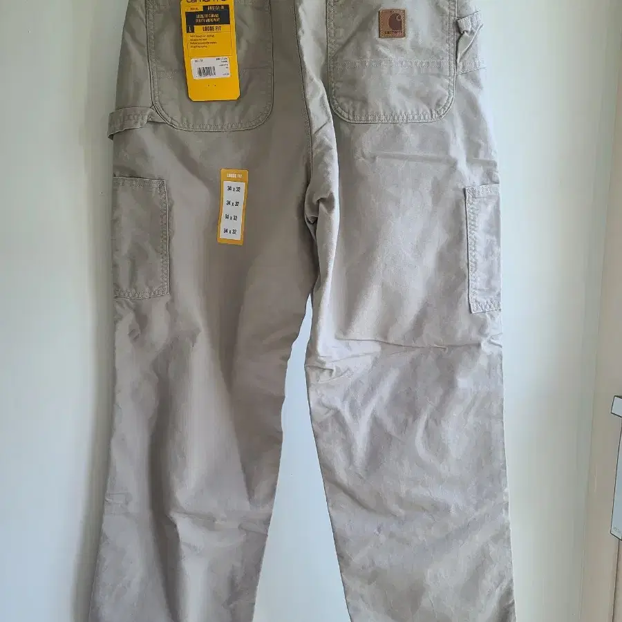 품) 남성 Carhartt 칼하트 캔버스 워크팬츠 유틸리티 바지 34x30