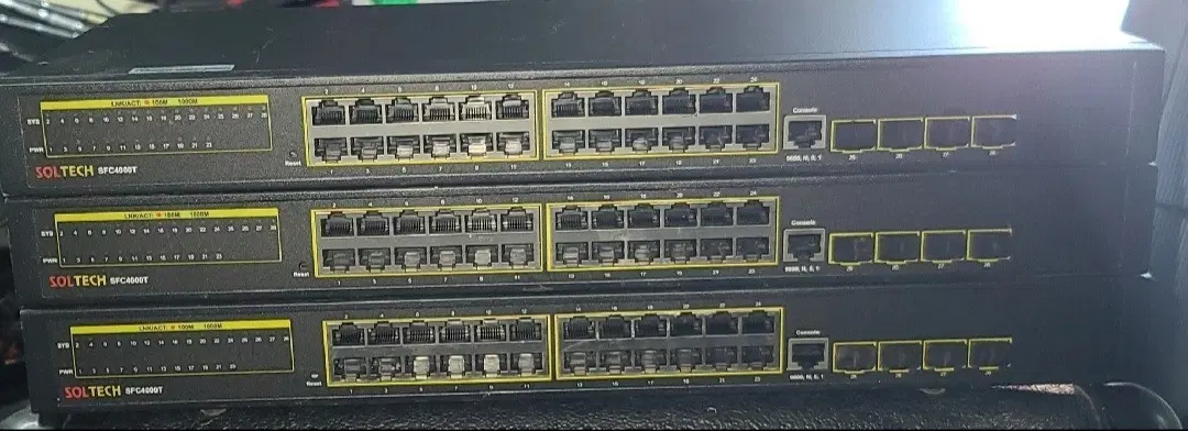 솔테크 SFC4000T 스위치