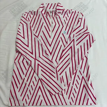 Munsingwear 하프 지퍼 셔츠 핑크 LL