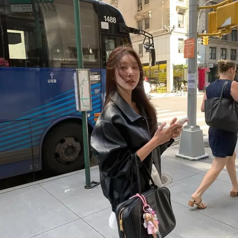 릴리코츠 톰 레더자켓