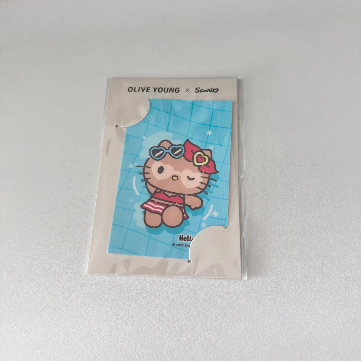 올리브영 산리오 키티 카드스티커 교환