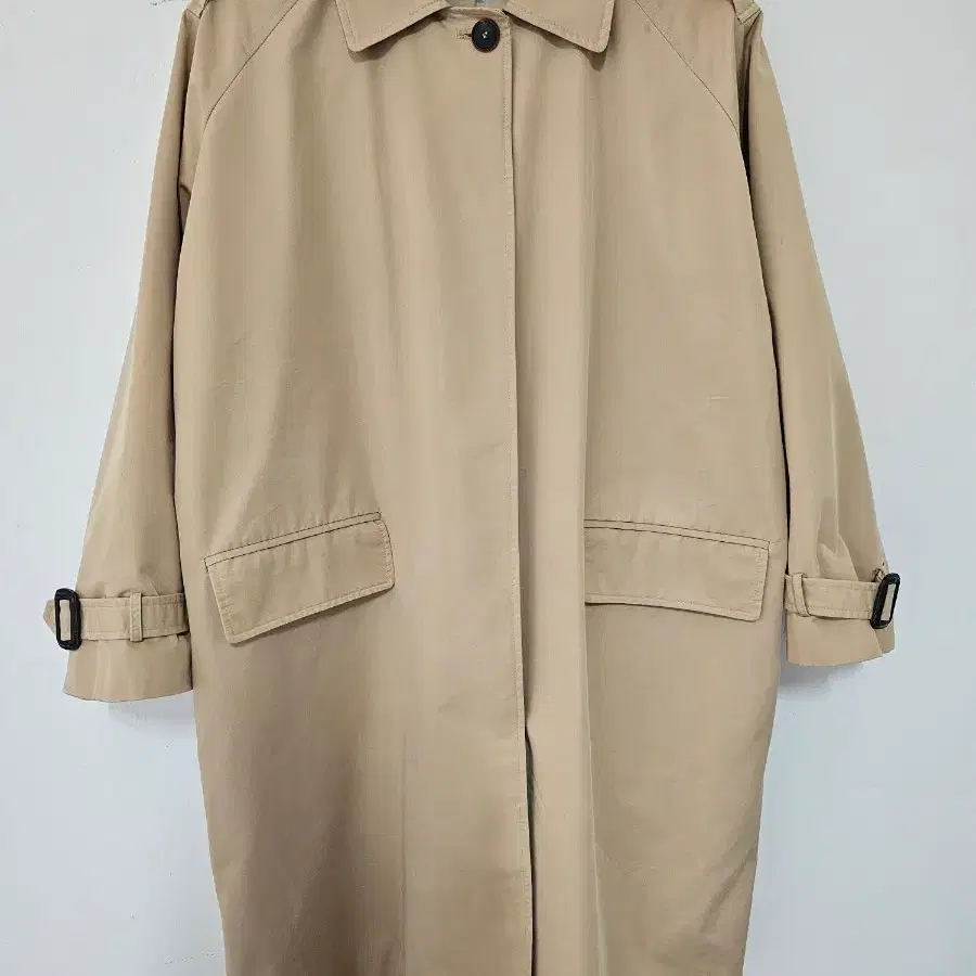cotton market 베이지 시티보이룩 클래식한 트렌치 105-110(새거수준)