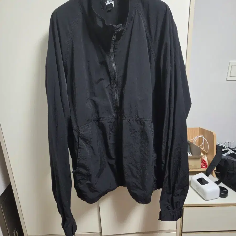 스투시 웜업 자켓 xxl 택제거 새제품 Stussy Warm Up Jacket Black