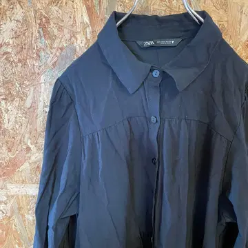 AE10176 ZARA 긴팔 원피스 블랙 여성용 30 포스