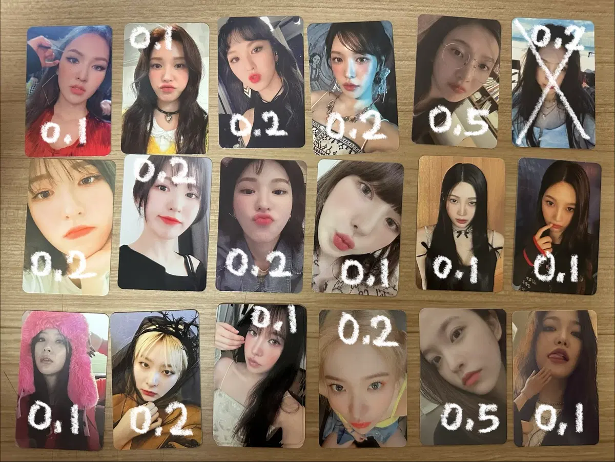 레드벨벳 포카 양도 교환 칠킬 음파음파 알비비 서핀보이 짐살라빔 퀸덤 코스믹 루키 아이린 슬기 웬디 조이 예리 포토카드
