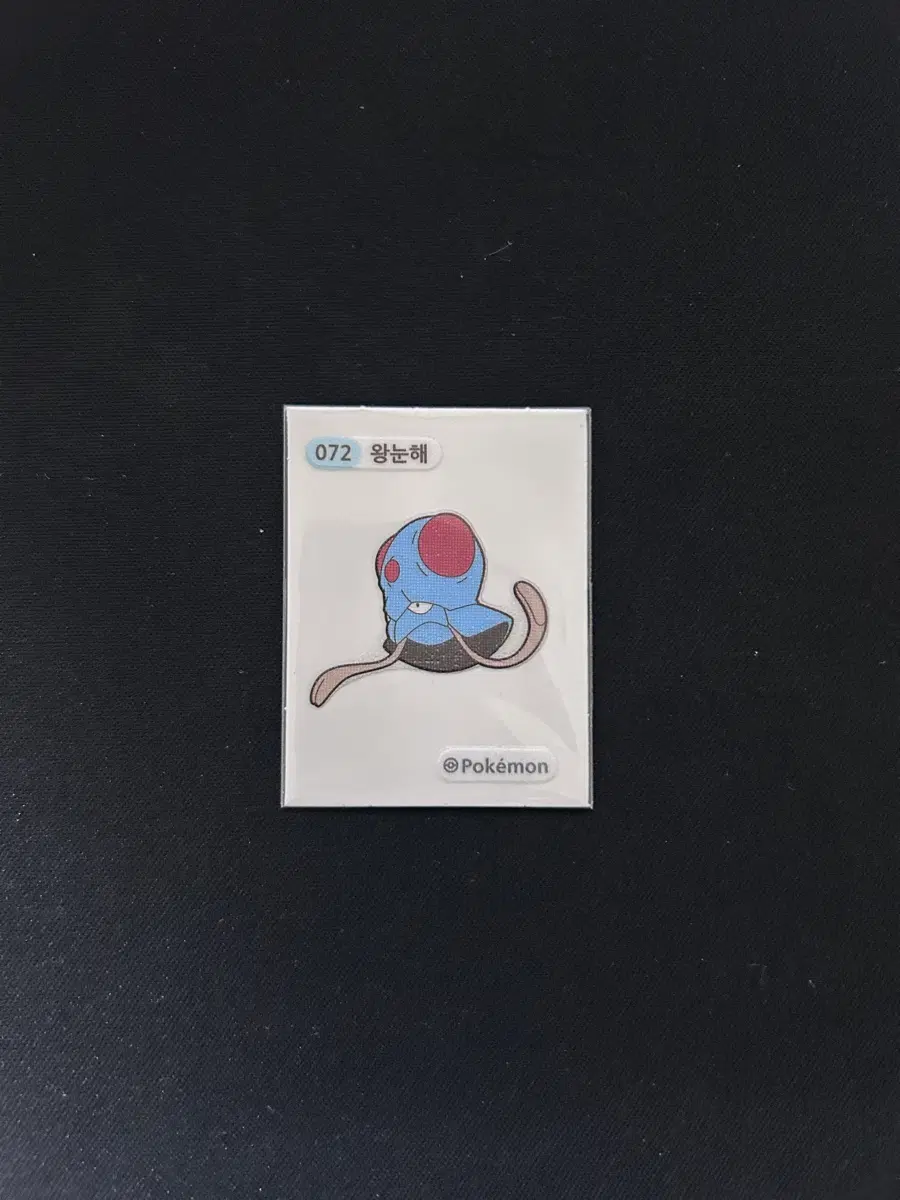 2022년 포켓몬 3자리 띠부씰 072 왕눈해 판매합니다