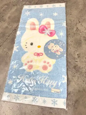 지역 한정 키티 홋카이도 한정 핸드 타월 토끼 눈