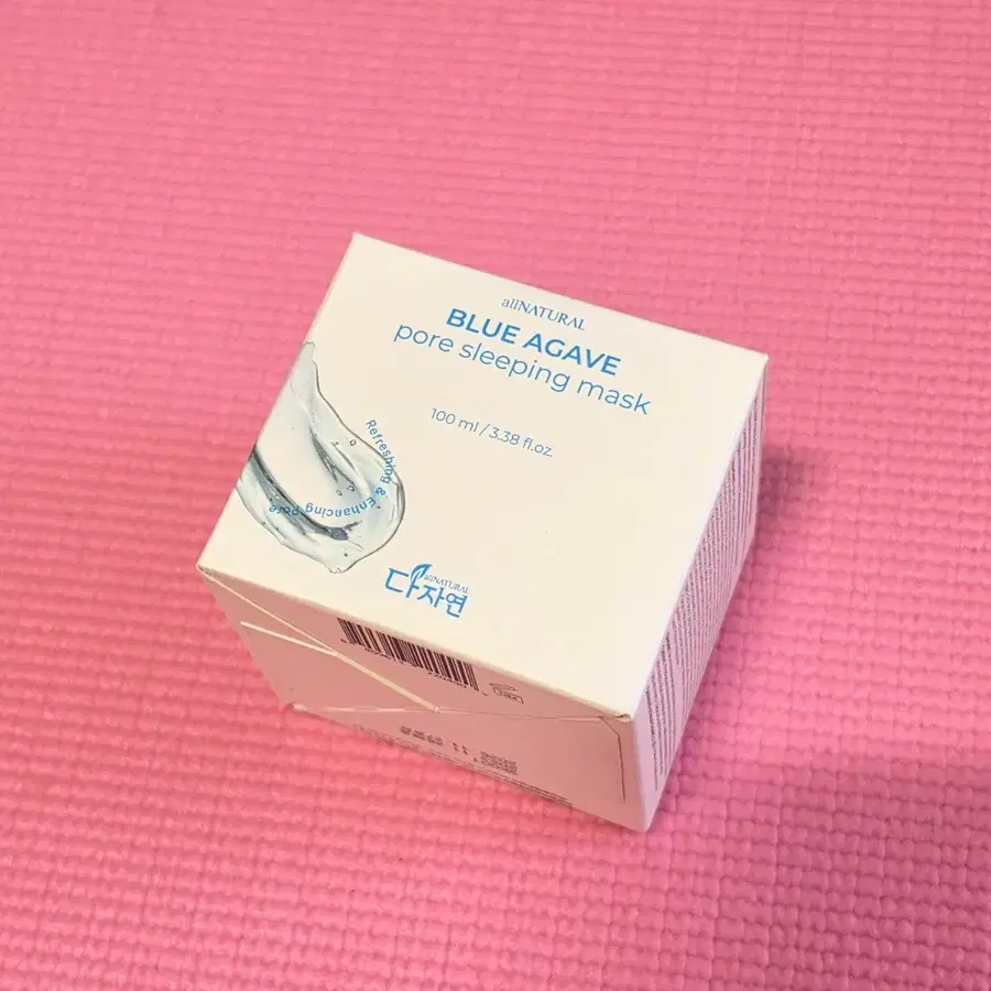 (미개봉) 다자연 블루 아가베 포어 슬리핑 마스크 100ml