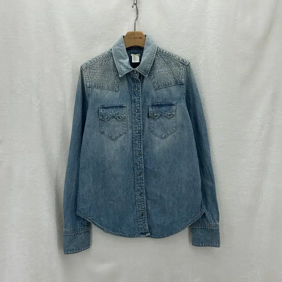 [LEVI'S] 리바이스 웨스턴 투포켓 워싱 데님 셔츠
