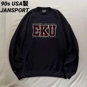 90s USA제 JANSPORT 칼리지 맨투맨 네이비 XL