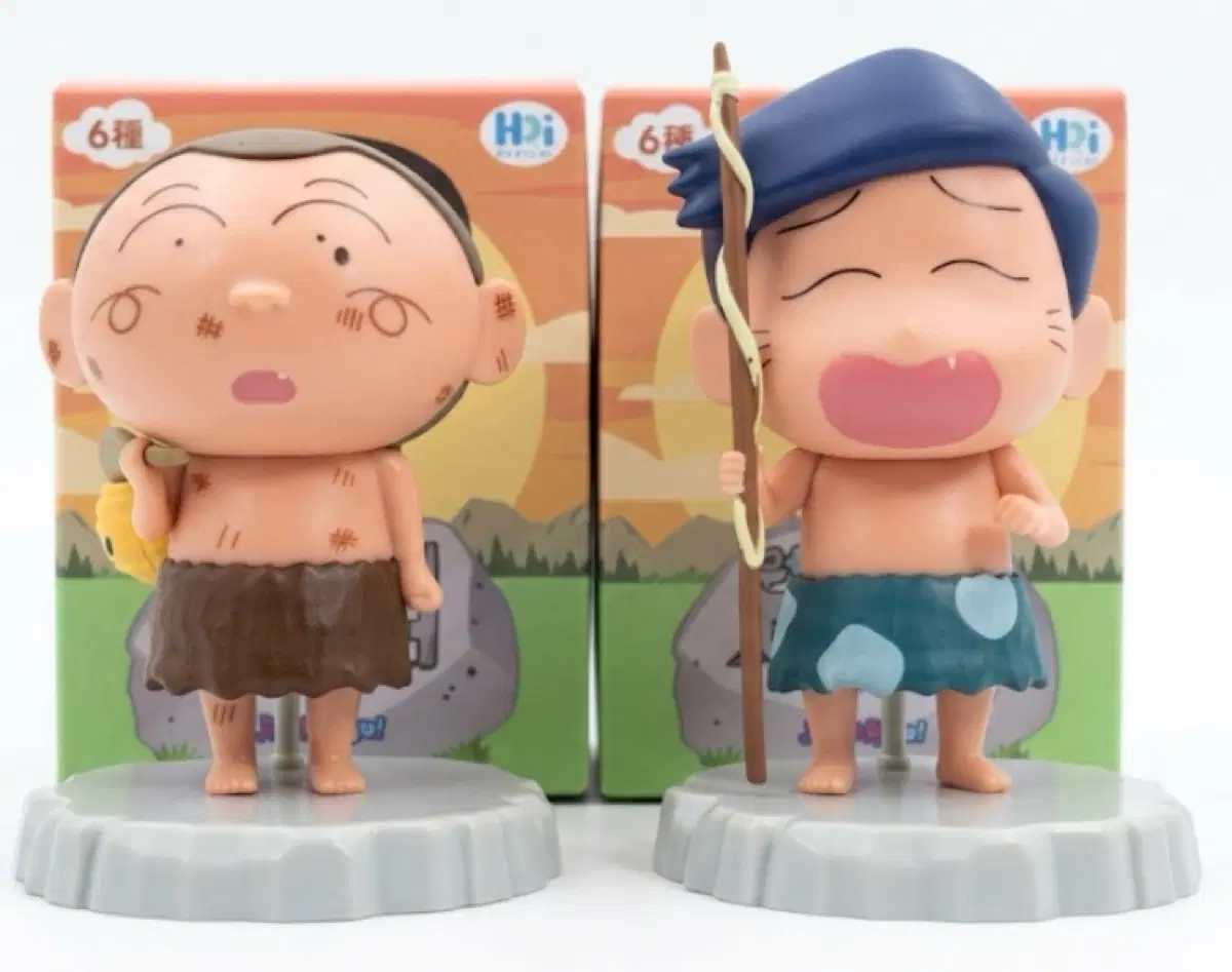 짱구 원시시대 랜덤 피규어 (훈이,철수) 일괄 판매합니다 !
