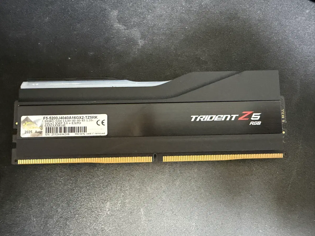 G.SKILL 트라이던트 Z5 RGB DDR5 16GB