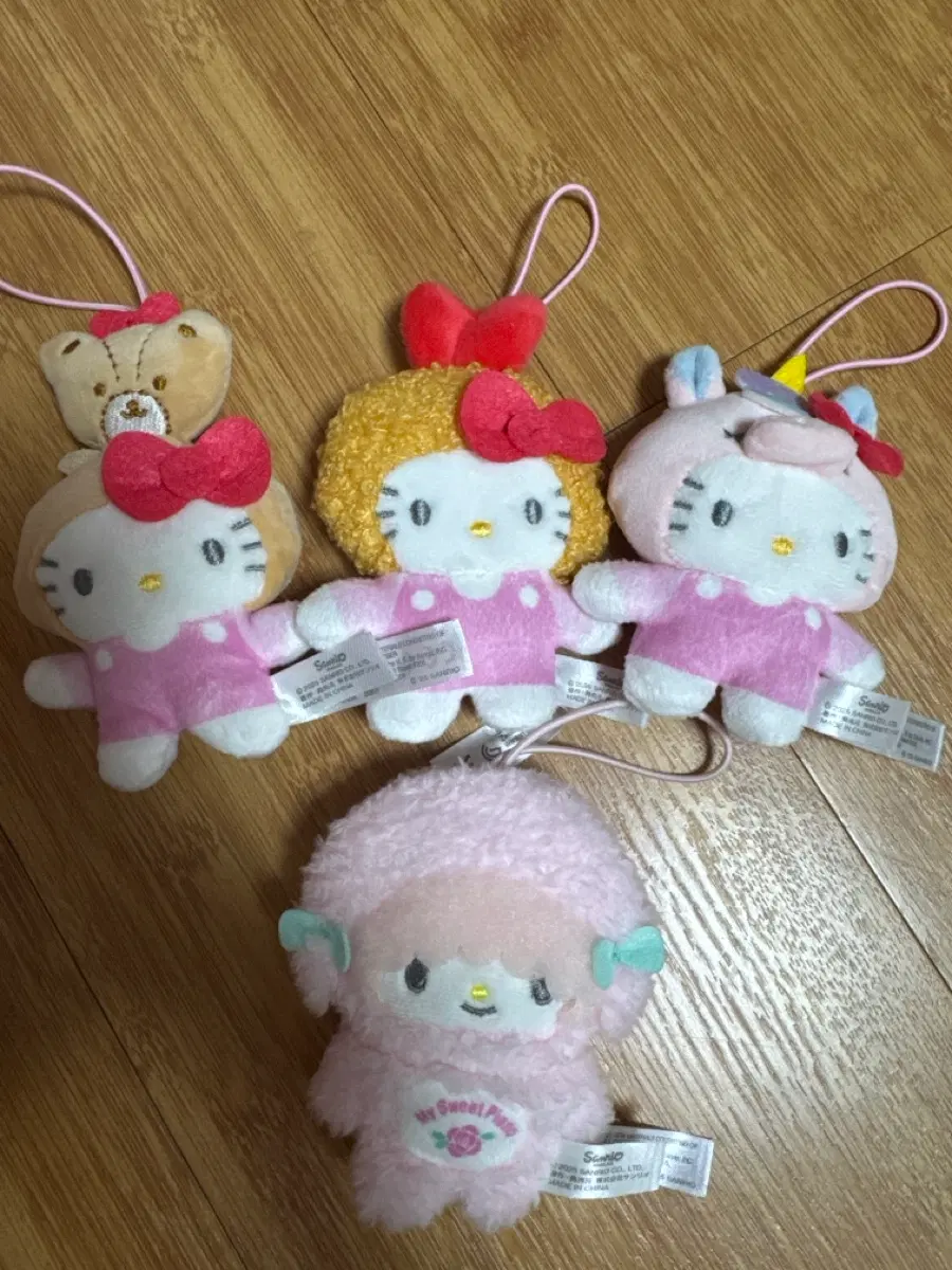 산리오 키티 랜깡 3종 +피아노