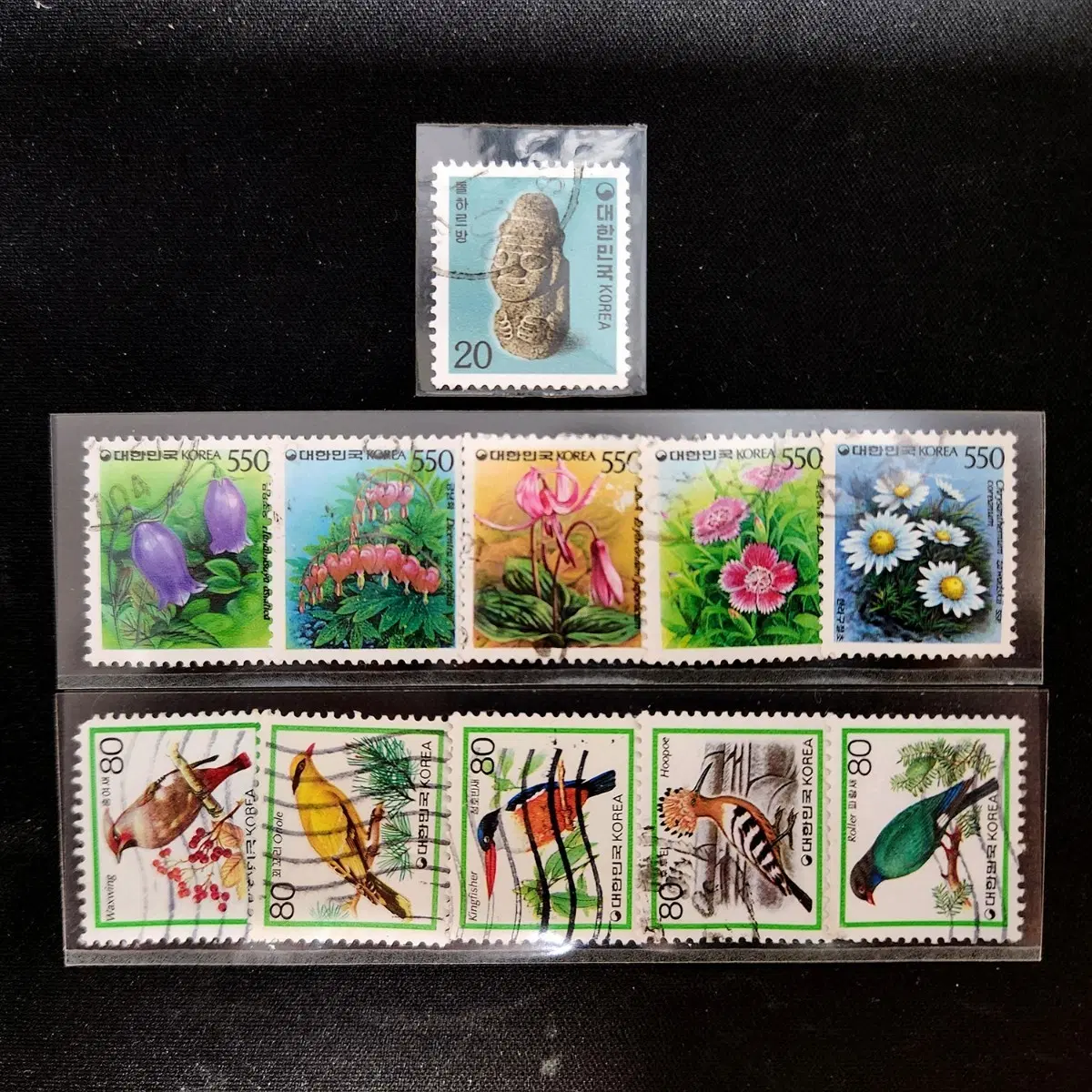 1986-7 4차 그라비어 11종(완) 사용제 보통우표