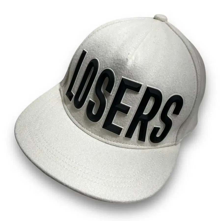 Diesel LOSERS Star logo white snapback