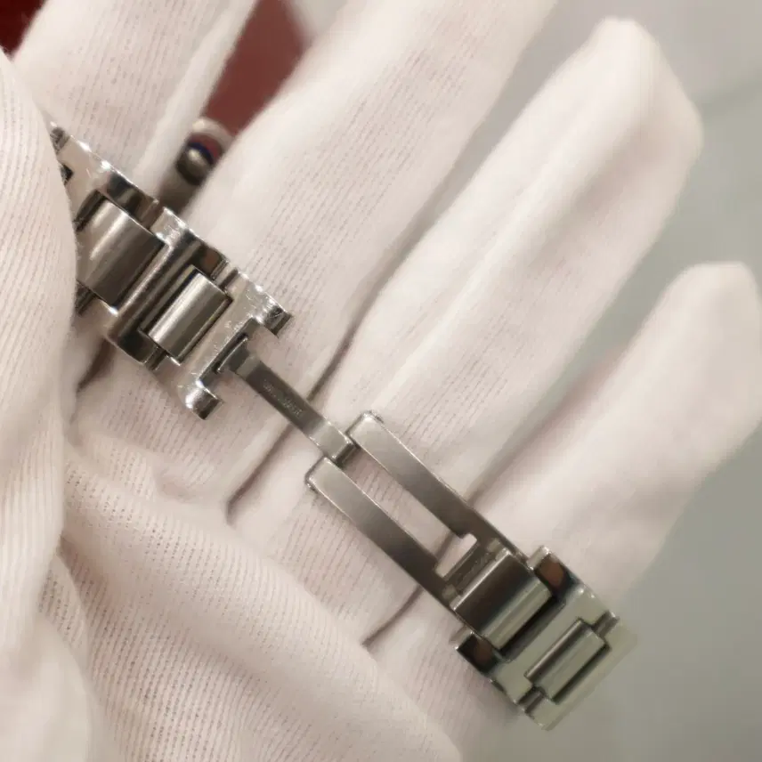 까르띠에 중고 발롱블루 쿼츠 스틸 33mm 시계 W6920084 CARTIER 사진 4