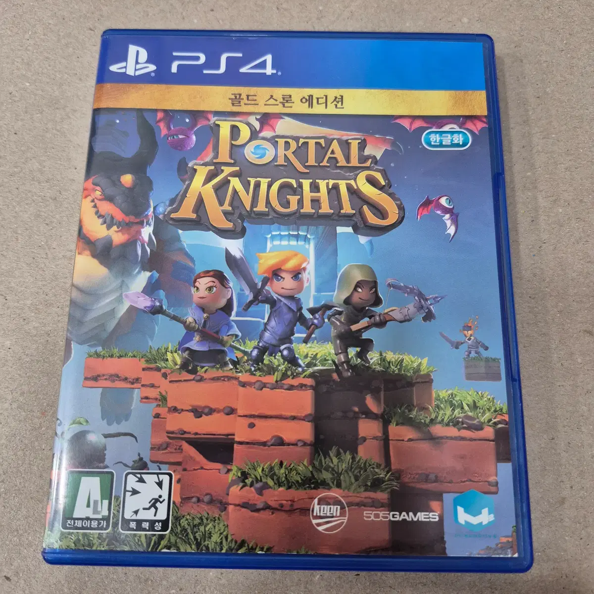 [한글/중고] PS4 포탈나이츠/특전 코드 미사용
