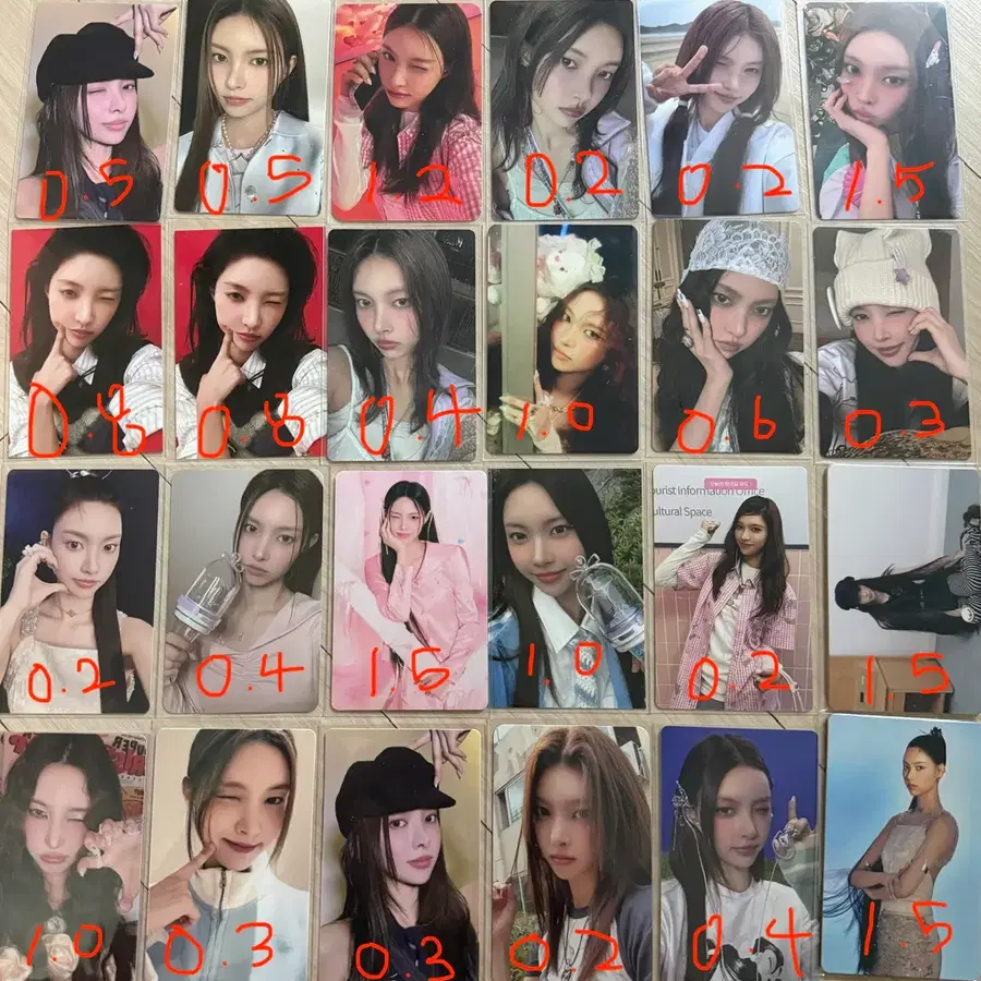 아일릿 윤아 포토카드 일괄 개별 양도