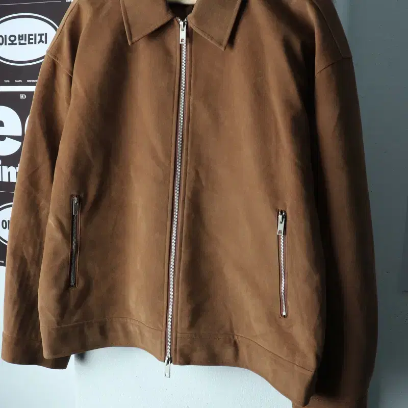 (L-XL) 라퍼지스토어 집업 바람막이 점퍼자켓 버핑 누빔-H38838