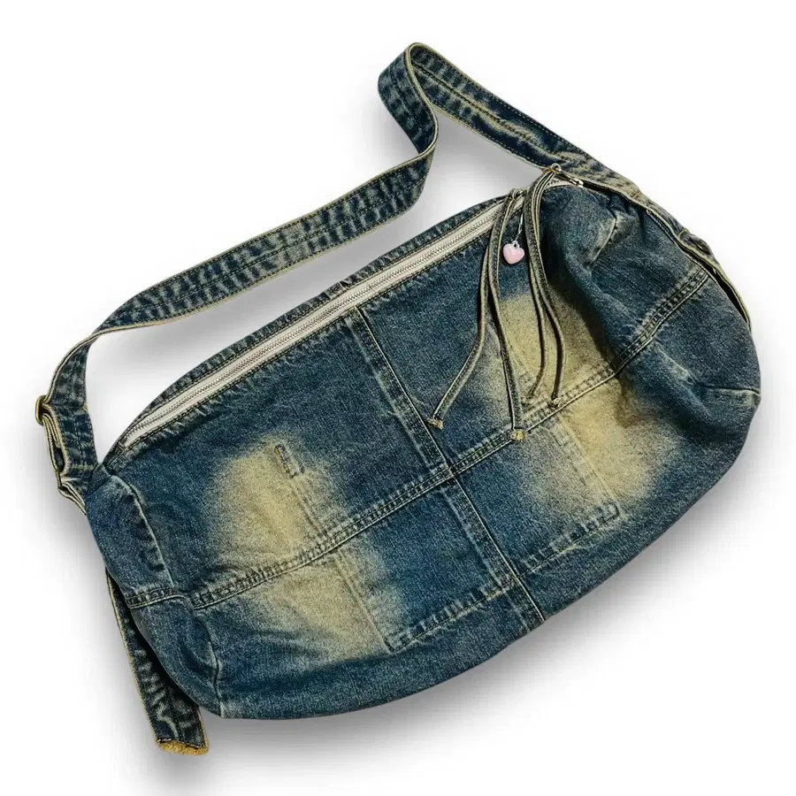 SCULPTOR Washed Denim Duffle Bag