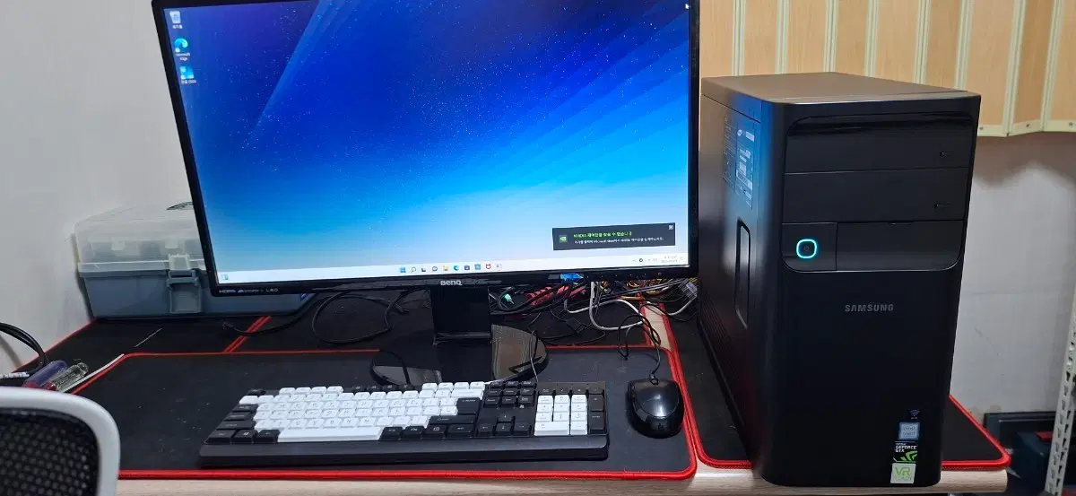 삼성컴퓨터 i7 8700 27인치모니터 세트