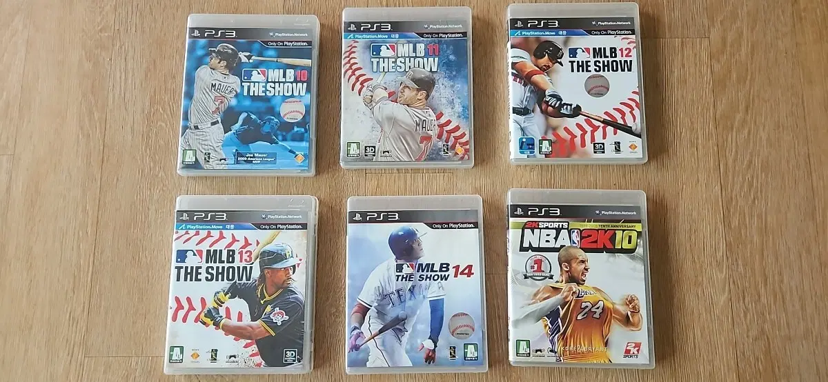 PS3 MLB The Show 더쇼 시리즈 정발 10 11 12 13 14 + NBA 2K10