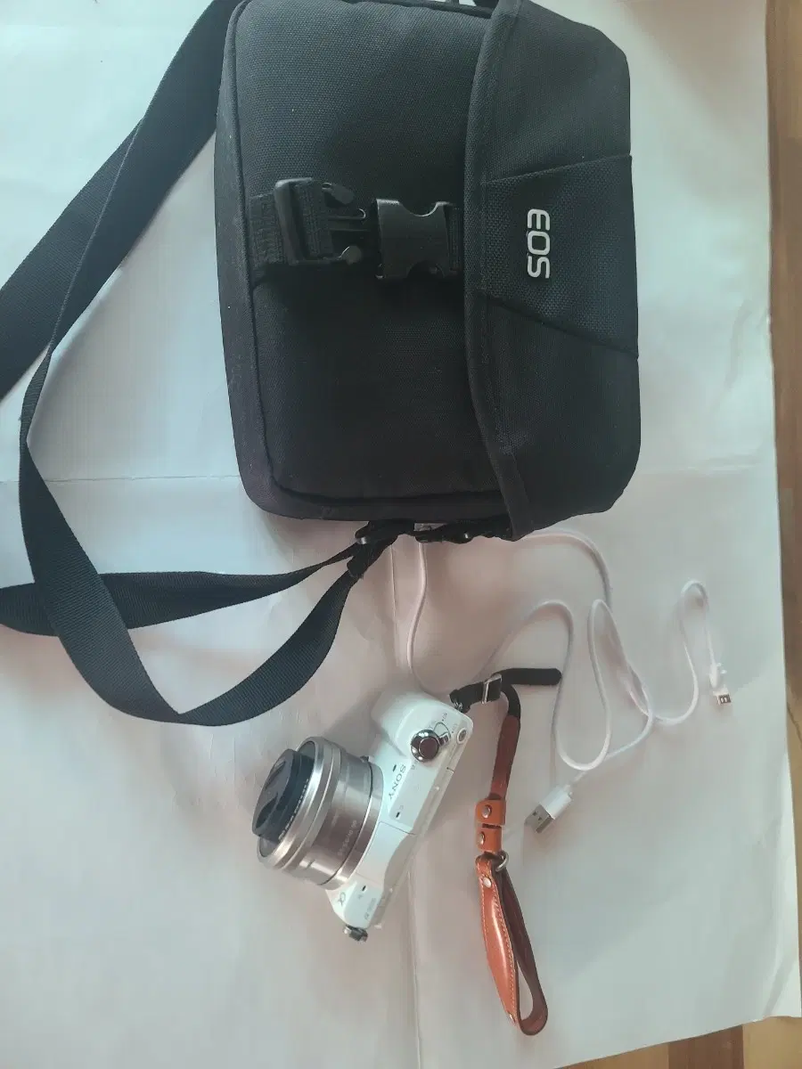 소니 a5000 16-50 화이트 EOS 가방