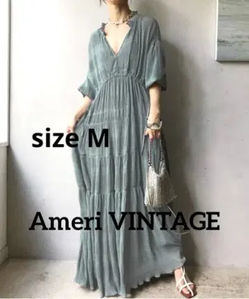 Ameri VINTAGE 티어드 원피스 M