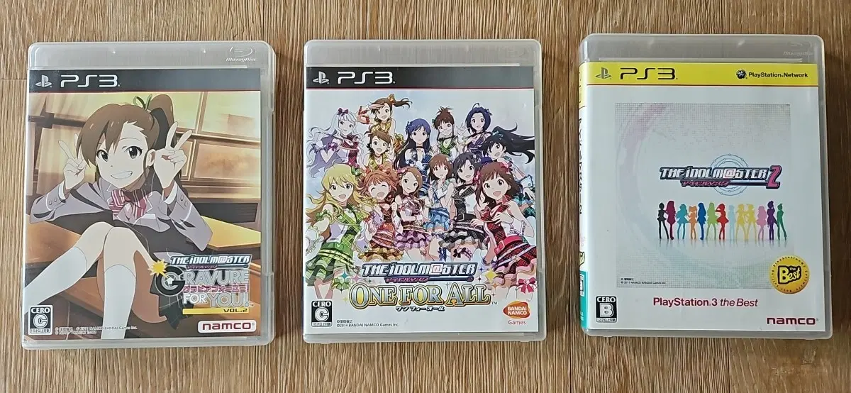 PS3 아이돌마스터 일판 3종
