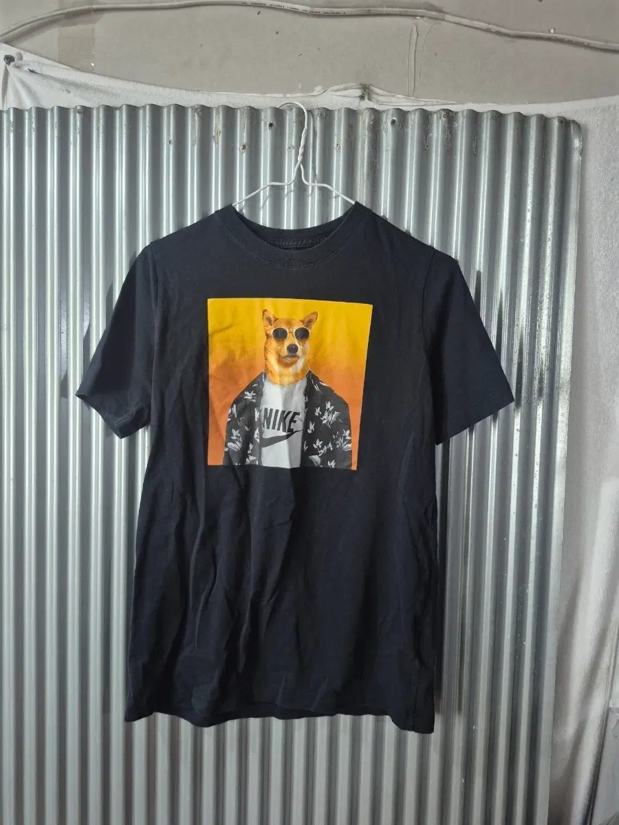 XL14-15 나이키 키즈 반팔 티셔츠 강아지 프린팅